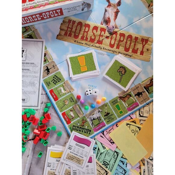Horse-Opoly Game Monopoly Complete - Picture 4 of 6
